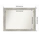 preview thumbnail 112 of 119, Dove Greywash Framed Non-Beveled Custom Wall Mirror, Bathroom Vanity Mirror Outer Size: 50 x 36