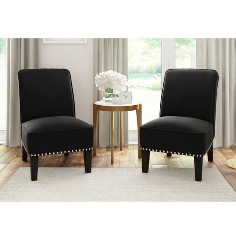 Copper Grove Genk Set of 2 Armless Chairs