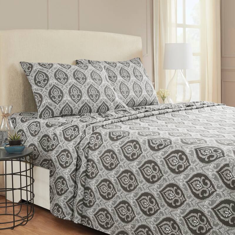 Superior Delevingne Fleur-de-Lis Deep Pocket Sheet Set