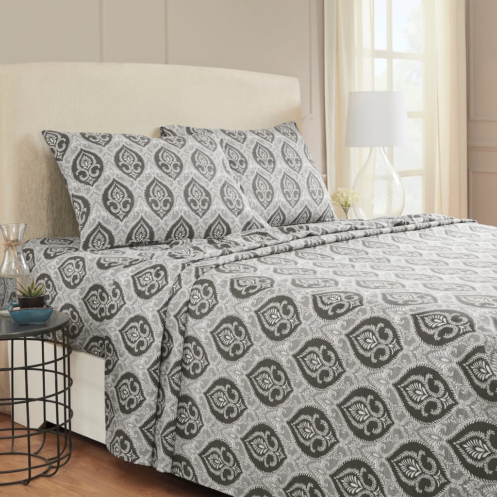 Superior Delevingne Fleur-de-Lis Deep Pocket Sheet Set