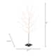 4 Foot Tall Pre Lit Tree with 150 Warm White Micro LED Lights - N/A ...