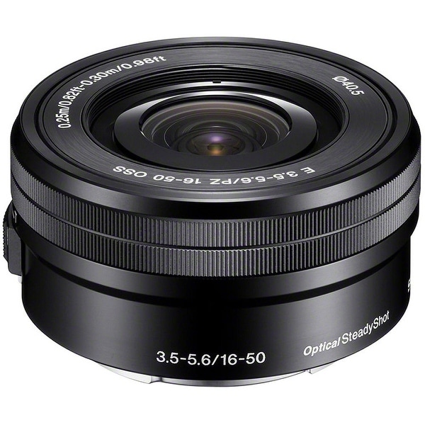 Sony E PZ 16-50mm f/3.5-5.6 OSS Lens (International Model) - black