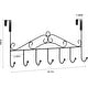 preview thumbnail 2 of 3, Over The Door Hooks Hanger