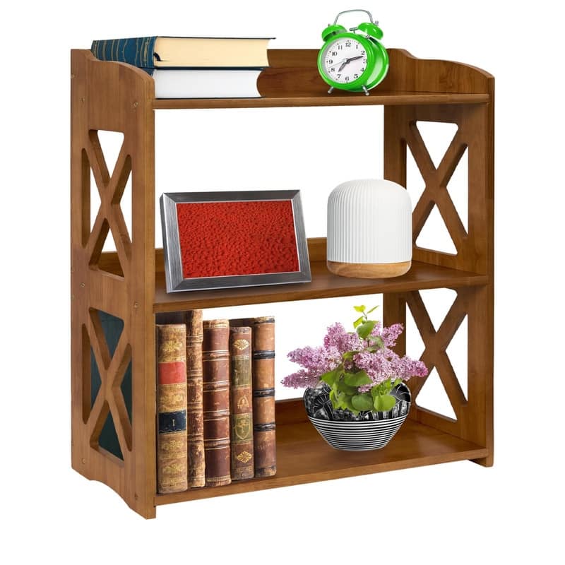 Open Book Shelf, Small Bookshelf, Wooden Book Shelf Kitchen Shelf
