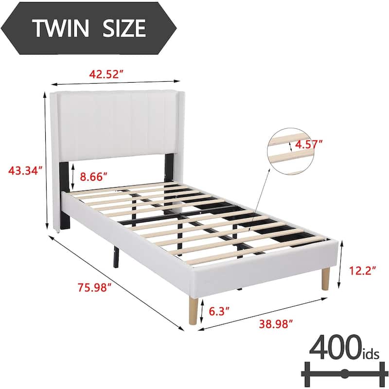 Alazyhome Upholstered Platform Bed Frame