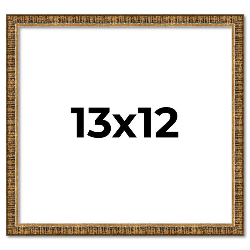 13x12 Frame Gold Solid Wood Picture Frame - Complete Modern Photo