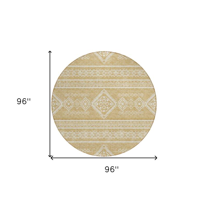 HomeRoots Southwestern Transitional Rectangle Outdoor Rug