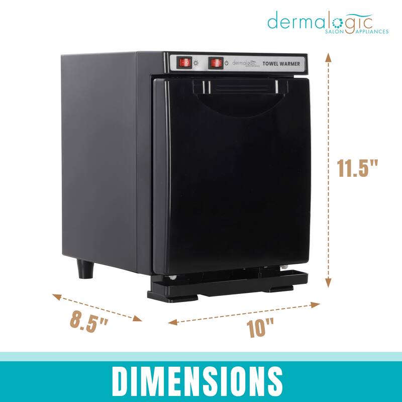 2in1 Towel Warmer UV Sterilizer (5L) for Salon Spa Beauty Massage and Home Use, Black
