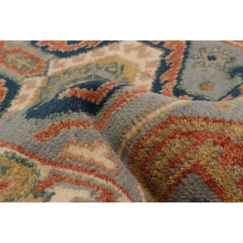 ECARPETGALLERY Hand-knotted Jules Serapi Grey Wool Rug - 2'5 x 6'1