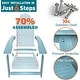 preview thumbnail 54 of 58, WINSOON All Weather HIPS Outdoor Folding Adirondack Chairs Set of 8