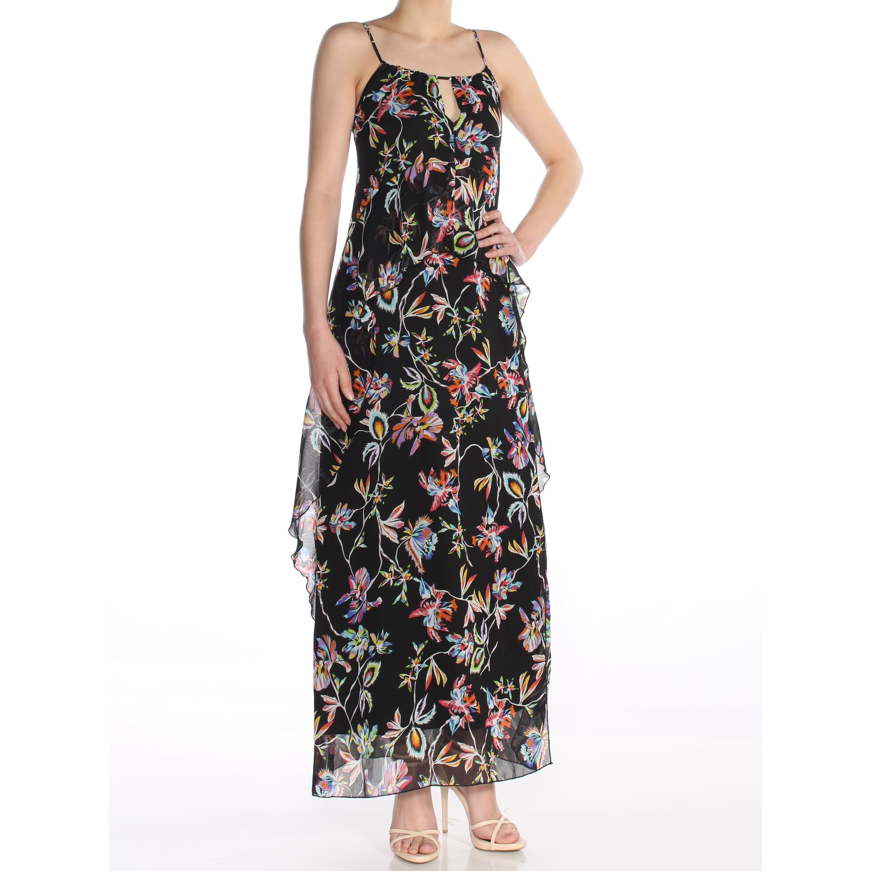 sheath dress with spaghetti straps