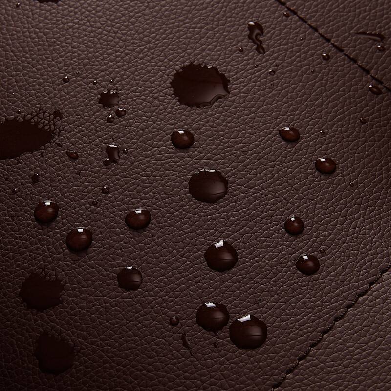 VECELO Modern PU Leather Armless Office Chair 360° Swivel Adjustable Height Desk Chair for Home Office & Vanity