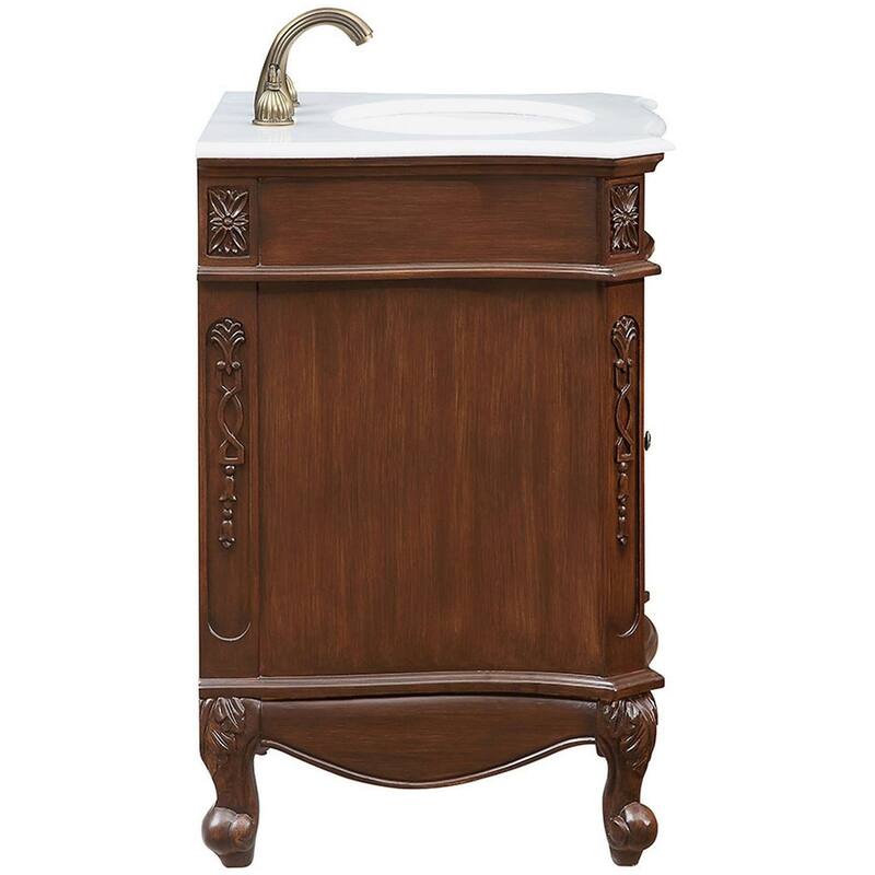 Elegant Lighting VF-1031-VW Berkshire 24" Free Standing Single Basin