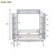 preview thumbnail 10 of 16, Wall Bed with Built-In Shelving Storage and Soft LED Lighting Space Saving Design