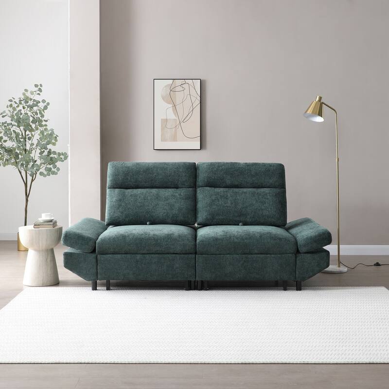 Multifunctional Sleeper Sofa Bed - Green