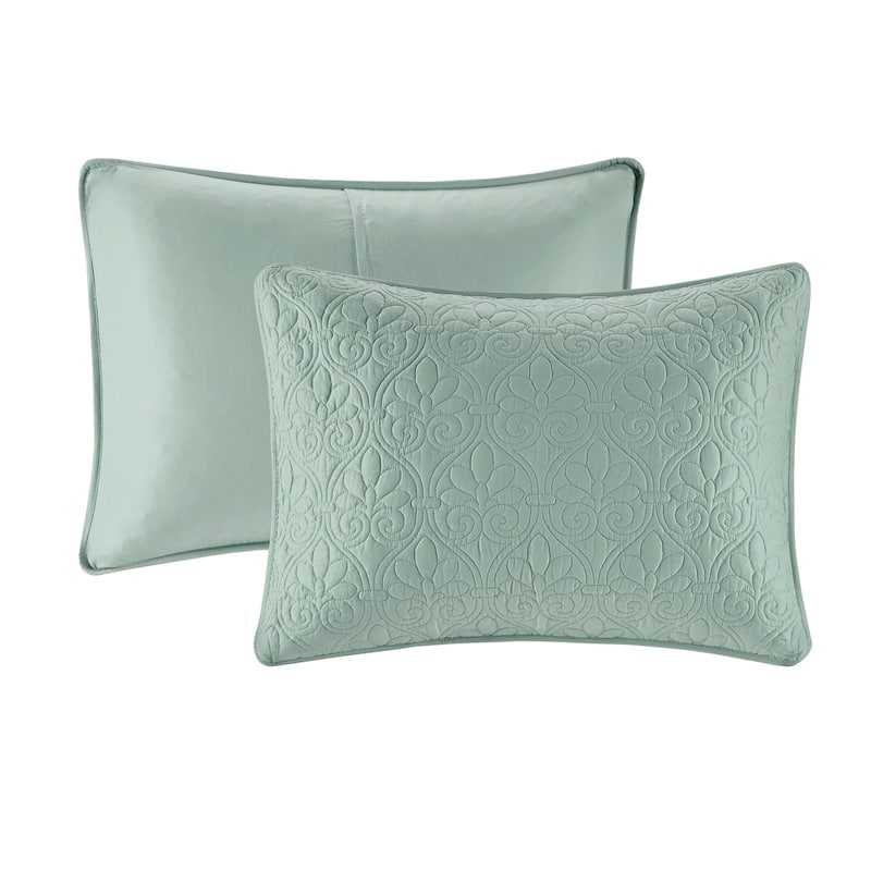 Reversible Bedspread Set Seafoam Twin