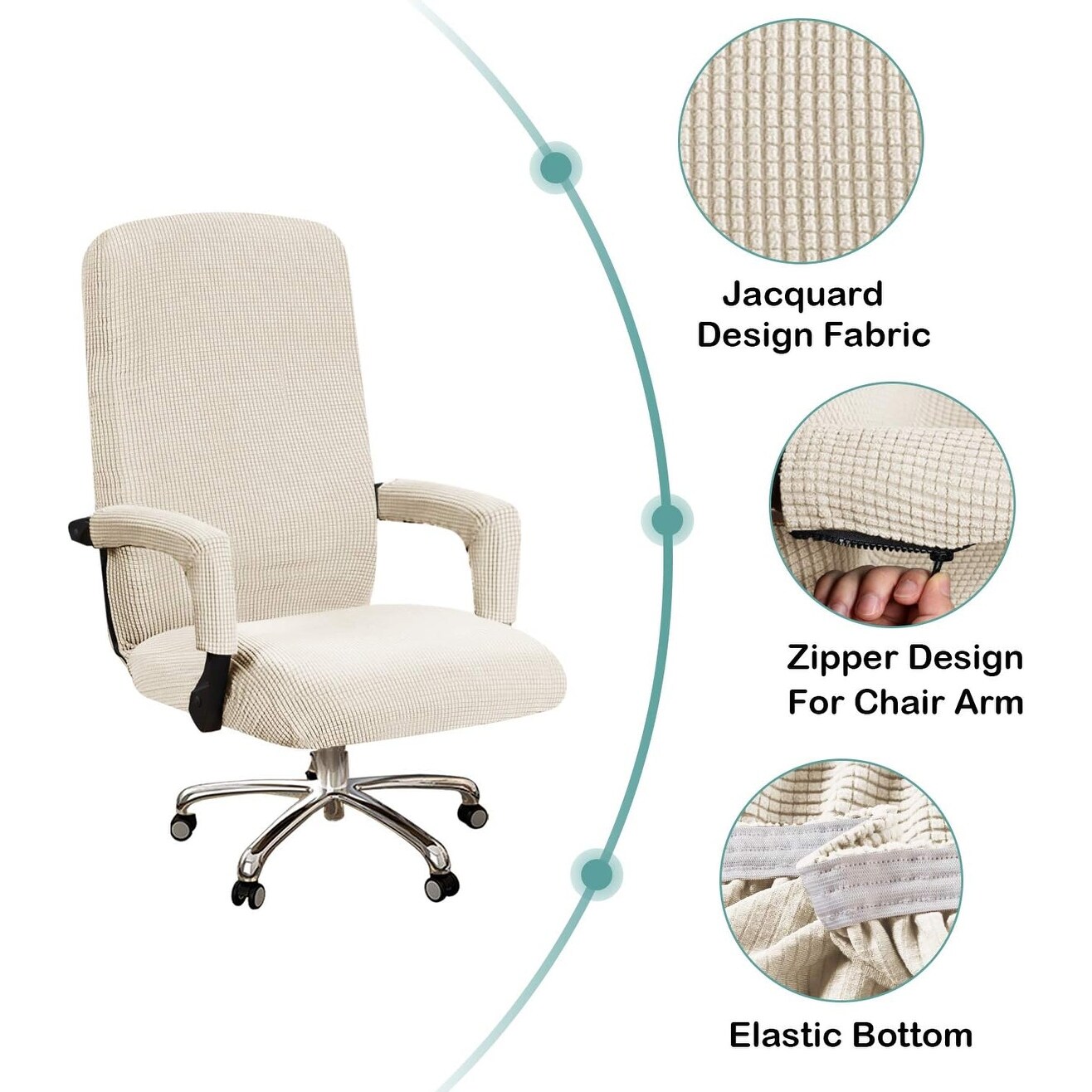 Office chair covers best sale bed bath and beyond