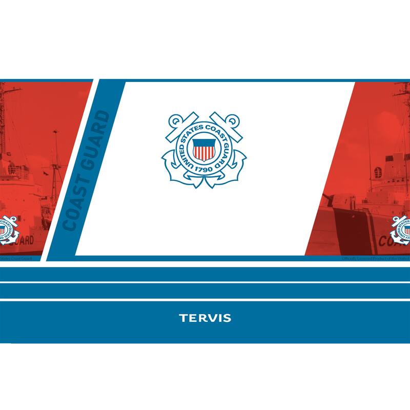 Tervis Traveler Coast Guard Forever Proud Triple Walled Insulated Travel Tumbler, Stainless Steel
