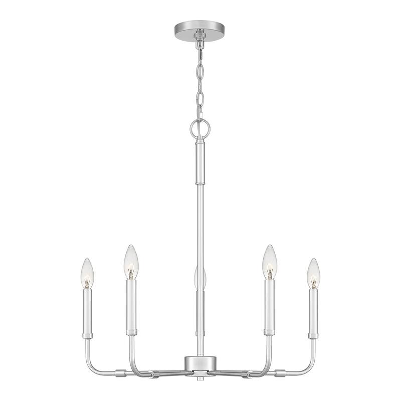 Quoizel Abner Steel 5-light Chandelier