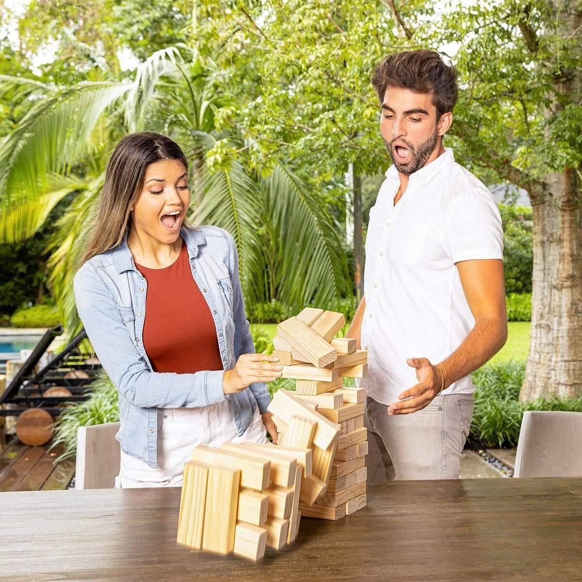 YardCandy Stars & Stripes Wooden Stacking Game Bed Bath & Beyond