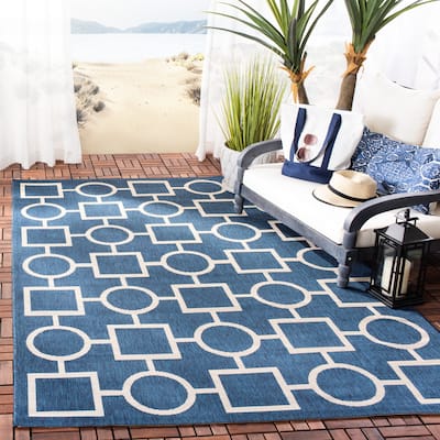SAFAVIEH Courtyard Sharlene Indoor/ Outdoor Waterproof Patio Backyard Rug