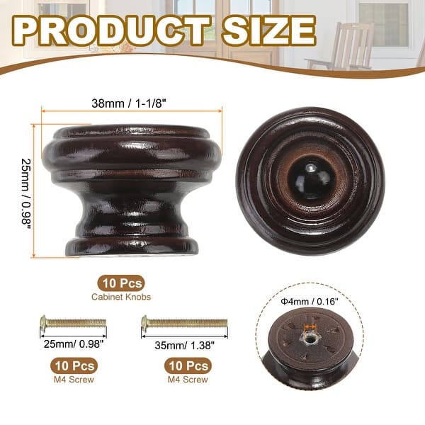 knobs for dark brown dresser 6 Drawers Wooden Dresser with Brass Knobs in Dark Cocoa - Overstock