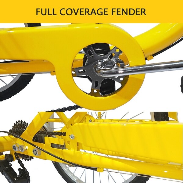 yellow trike bike