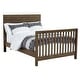 preview thumbnail 3 of 2, Dovetail 56" Wide Contemporary Convertible Crib, Graphite Gray