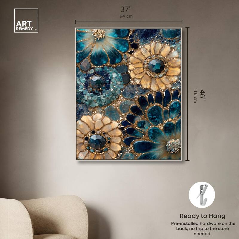 Opulent Geode III Canvas by Art Remedy