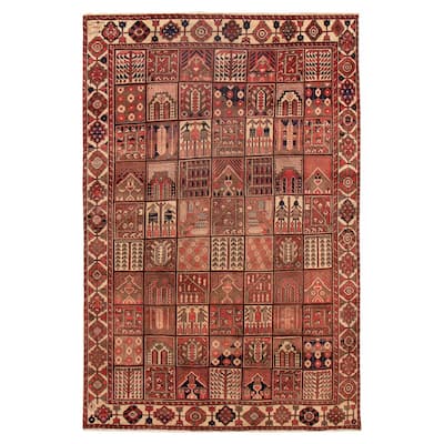ECARPETGALLERY Hand-knotted Antalya Vintage Red Wool Rug - 6'9 x 10'2