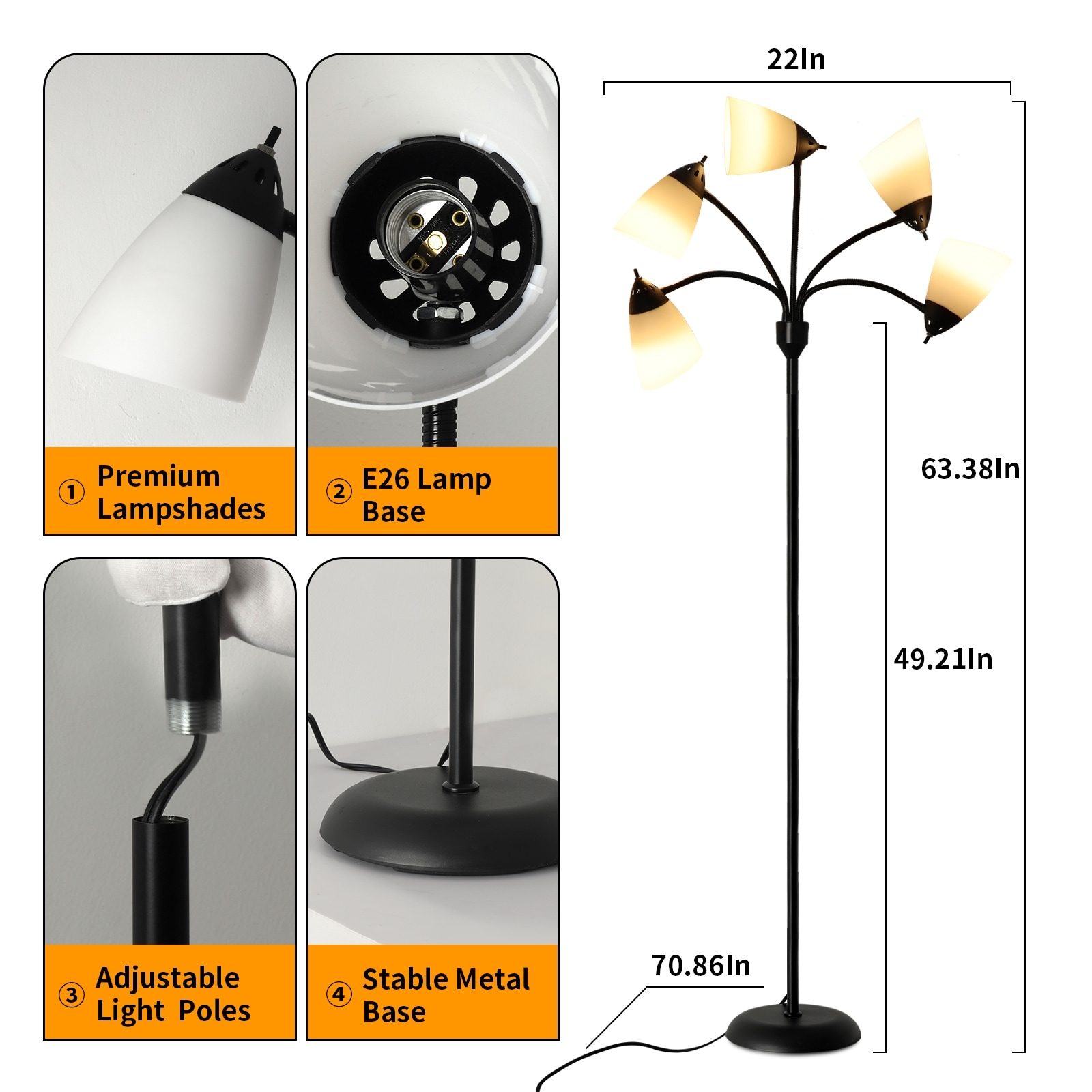 Depuley shop floor lamp