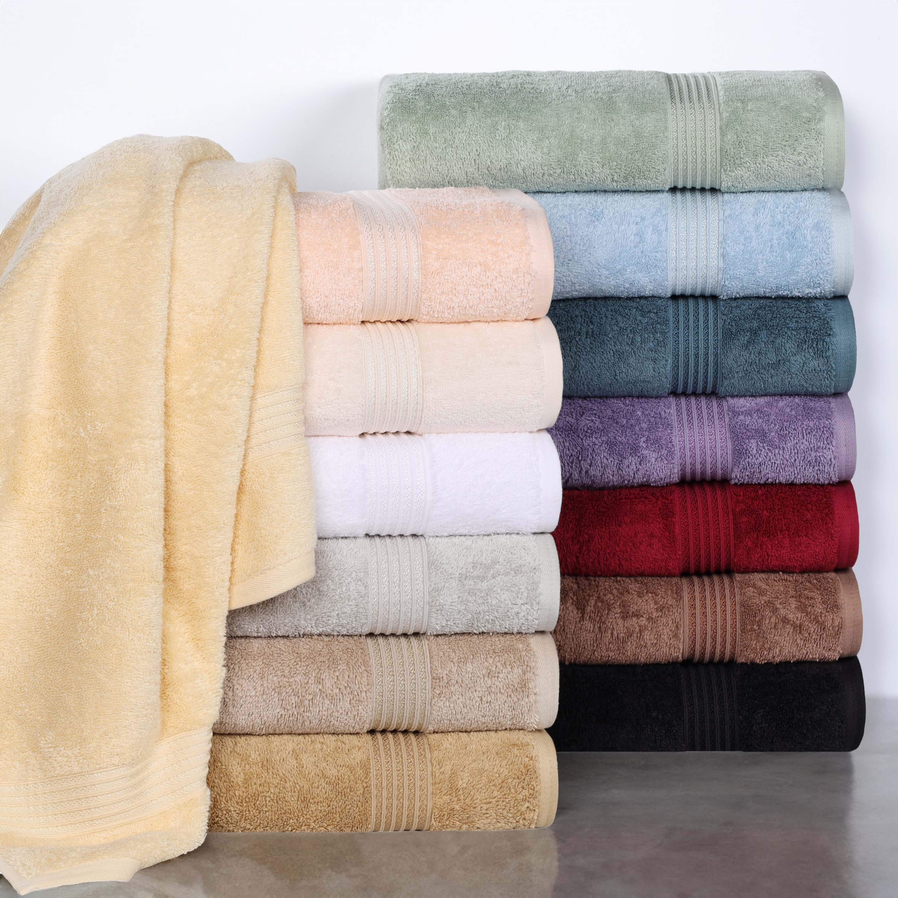 Set Grey Cotton Towel Set For Men Toalla Face Washcloth Hand Towel