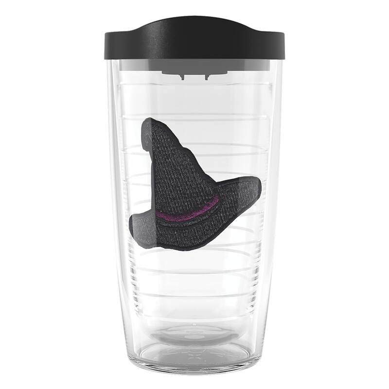 Tervis Halloween Screams and Dreams Made in USA Double Walled Insulated Travel Tumbler, Witch Hat - 16oz