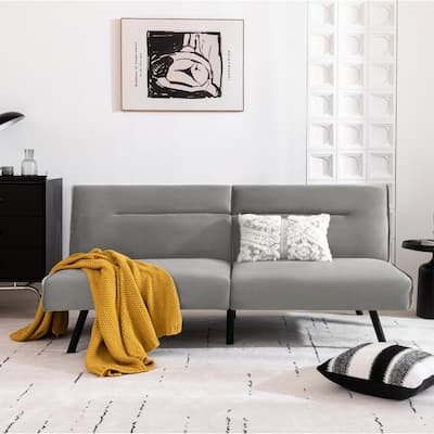 69.8'' Upholstered Tight Back Convertible Sofa