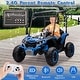 preview thumbnail 25 of 31, 24V Kids Ride On Utv, 2 Seater 4WD Electric Truck with Sun Shade