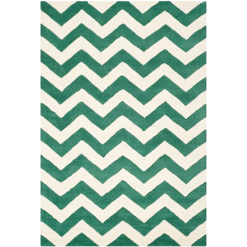 SAFAVIEH Handmade Chatham Traudel Modern Moroccan Wool Rug