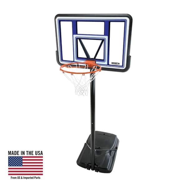 slide 2 of 13, Lifetime Adjustable Portable Basketball Hoop (44-Inch)