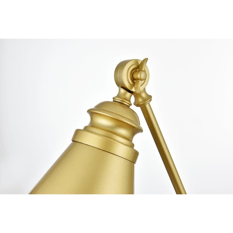 Vien 1 Light Black Swing Arm Plug In Wall Sconce