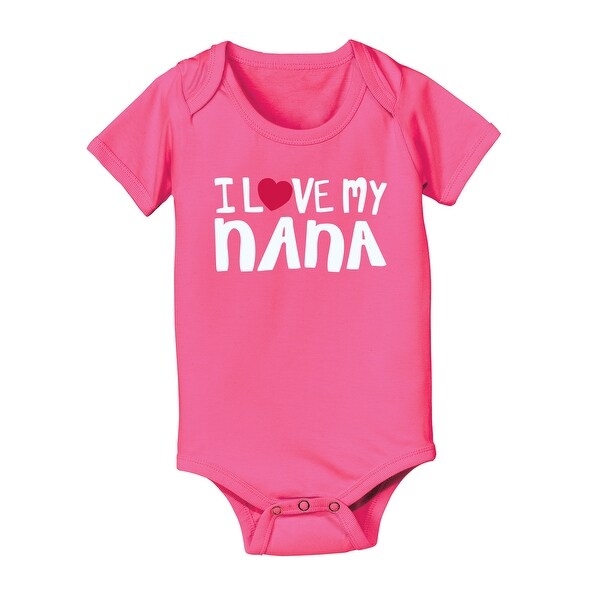 Toddler//Kids Short Sleeve T-Shirt My Nana in Illinois Loves Me