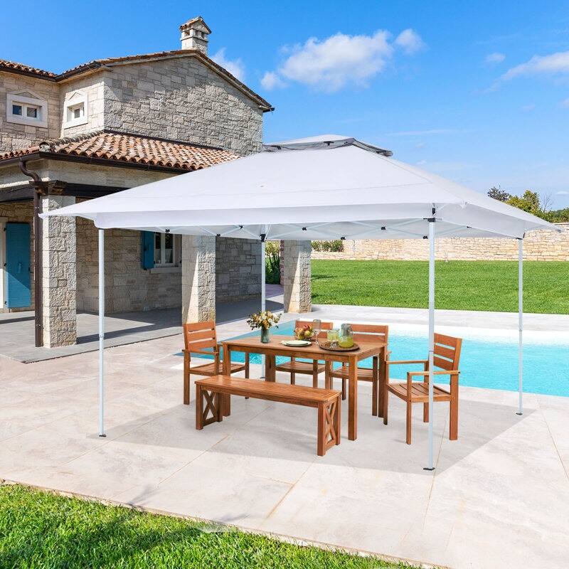 AVAWING 10x10 Pop Up Canopy Tent - Instant Shelter with UV Protection for Outdoor Events, Beach - Heavy Duty Steel Frame