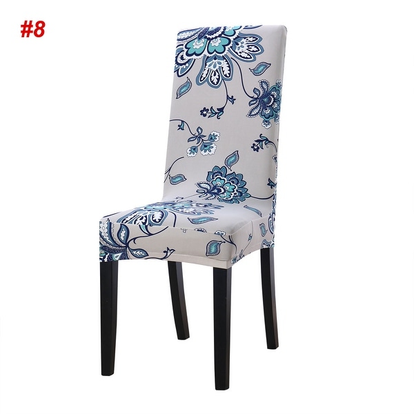 Stretch Spandex Pattern Chair Covers For Hotel Chair Short Dining Chair Cover BM 