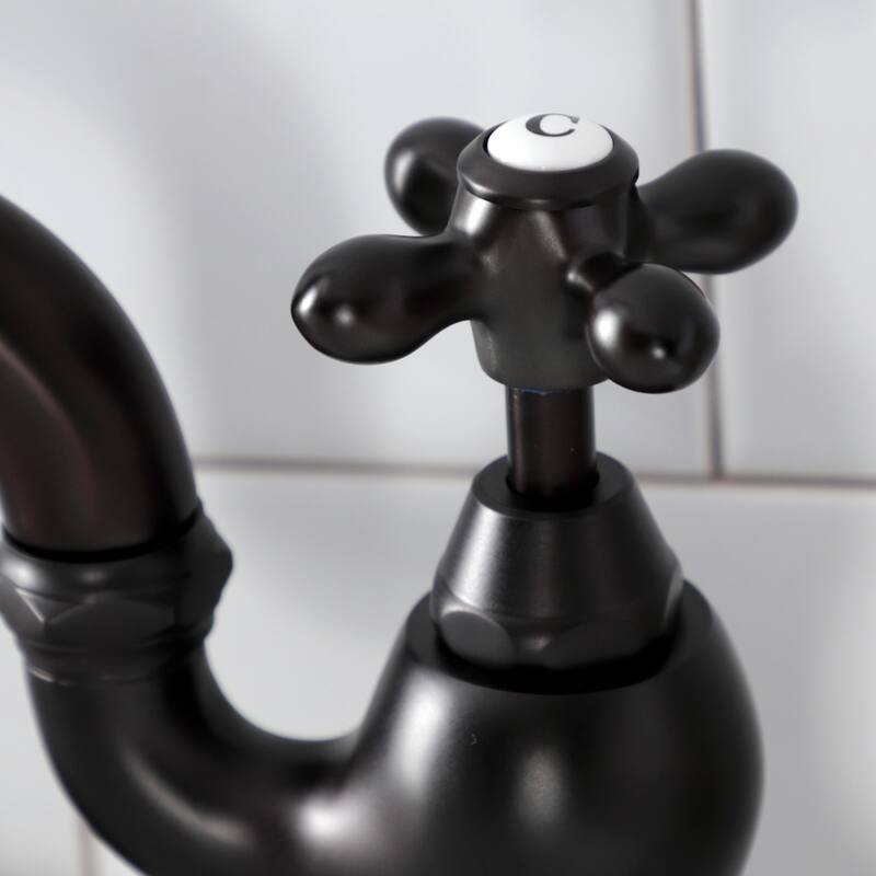 Kingston Brass KS799.AX English Country 1.2 GPM Bridge Bathroom Faucet