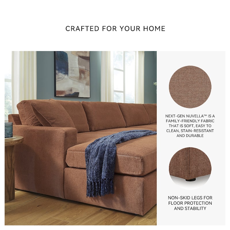 Signature Design by Ashley Modmax 2-Piece Loveseat - 76" W x 37" D x 36" H