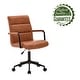 preview thumbnail 7 of 11, Porthos Home Paavo Height Adjustable Faux Leather Swivel Office Chair