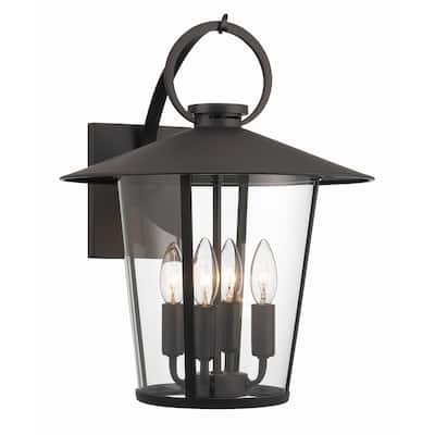 Crystorama Lighting Group AND-9202-CL Andover 4 Light 17" Tall Wall