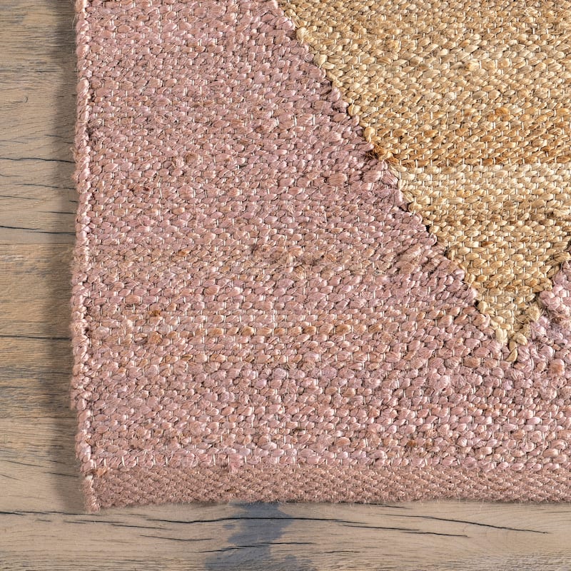 Nuloom Pandora Diamond Jute Area Rug