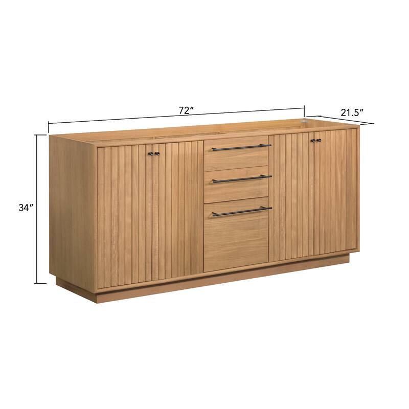 Avanity Parker Bathroom Vanity Only in Natural Teak