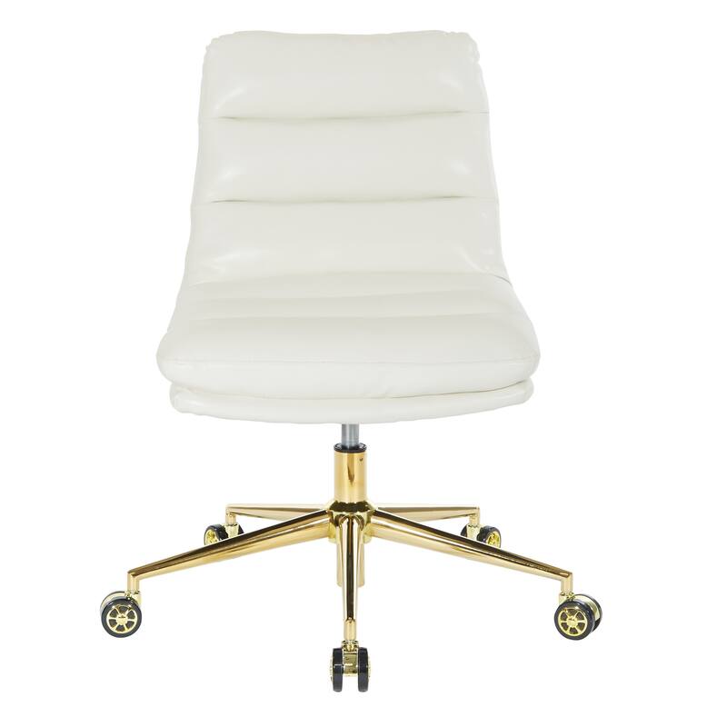Legacy Swivel Office Chair in Faux Leather