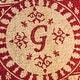 preview thumbnail 3 of 3, Safavieh Monogrammed 'M' Beige/ Red Natural Coir Welcome Mat (3' x 6')