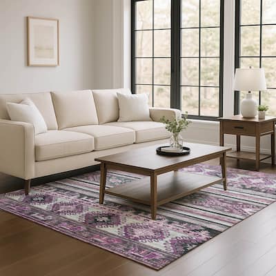 Premium Washable Super Soft Boho Global Mayfield Rug